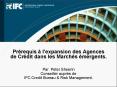 Prrequis lexpansion des Agences de Crdit dans les Marchs mergents' PowerPoint PPT Presentation