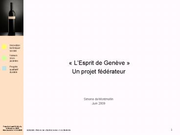 LEsprit de Genve