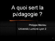 A quoi sert la p