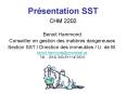 Prsentation SST CHM 2202 PowerPoint PPT Presentation