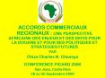 ACCORDS COMMERCIAUX REGIONAUX : UNE PERSPECTIVE AFRICAINE DES ENJEUX ET DES DEFIS POUR LA DOUANE ET PowerPoint PPT Presentation