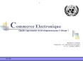 Commerce Electronique PowerPoint PPT Presentation