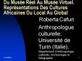 Du Muse Rel Au Muse Virtuel' Reprsentations Des Cultures Africaines Du Local Au Global PowerPoint PPT Presentation