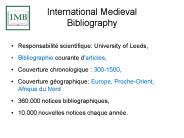 International Medieval Bibliography