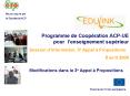 Programme de Coopration ACPUE pour lenseignement suprieur PowerPoint PPT Presentation