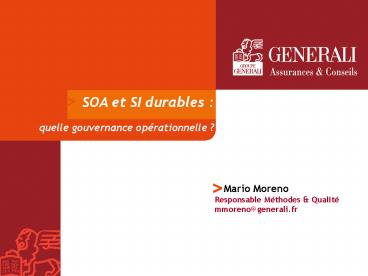 Mario Moreno Responsable Mthodes