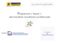 Programme Tayssir des transferts montaires conditionnels PowerPoint PPT Presentation