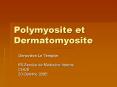 Polymyosite et Dermatomyosite PowerPoint PPT Presentation