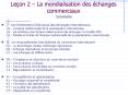 Leon 2 La mondialisation des changes commerciaux PowerPoint PPT Presentation