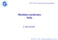 Machines synchrones Suite PowerPoint PPT Presentation