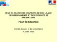 MISE EN UVRE DES CONTRATS DE BON USAGE DES MEDICAMENTS ET DES PRODUITS ET PRESTATIONS POINT DE SITUA PowerPoint PPT Presentation