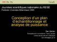 Conception dun plan dchantillonnage et analyse de puissance PowerPoint PPT Presentation