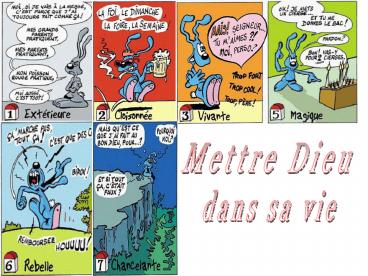 METTRE DIEU DANS SA VIE
