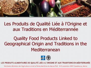 Les Produits de Qualit