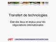 Transfert de technologies PowerPoint PPT Presentation