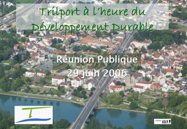 Trilport lheure du Dveloppement Durable