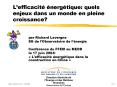 Lefficacit nergtique: quels enjeux dans un monde en pleine croissance PowerPoint PPT Presentation