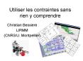Utiliser les contraintes sans rien y comprendre PowerPoint PPT Presentation