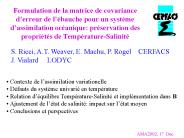 Formulation de la matrice de covariance d