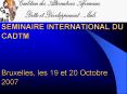 SEMINAIRE INTERNATIONAL DU CADTM   Bruxelles, les 19 et 20 Octobre 2007 PowerPoint PPT Presentation