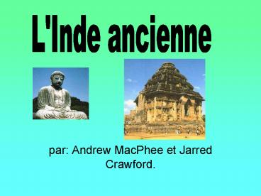 par: Andrew MacPhee et Jarred Crawford'