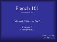 French 101 (MW 1000-1150)  Mercredi 28 f PowerPoint PPT Presentation