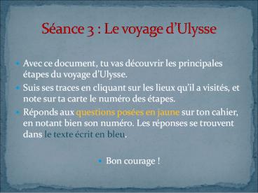 Avec ce document, tu vas d