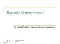 Records Management 1 PowerPoint PPT Presentation
