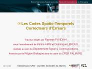 Les Codes Spatio-Temporels Correcteurs d