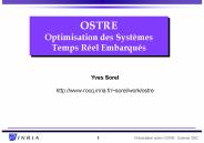 OSTRE Optimisation des Syst