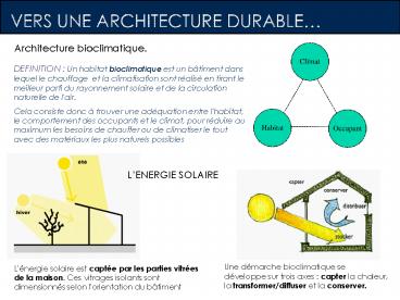 LES DIFFERENTS SYSTEMES CONSTRUCTIFS