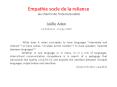 Empathie socle de la reliance les chemin de linterculturalit PowerPoint PPT Presentation