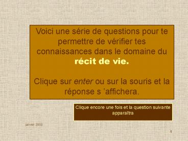 Aucun titre de diapositive