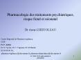 Pharmacologie des traitements psychiatriques, risque ftal et nonatal PowerPoint PPT Presentation