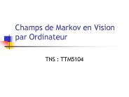 Champs de Markov en Vision par Ordinateur
