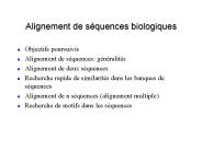 Alignement de s
