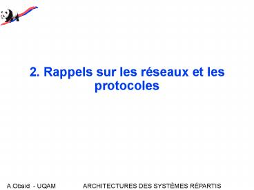 2' Rappels sur les rseaux et les protocoles