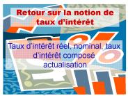 Retour sur la notion de taux d