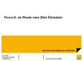 Renault, en Route vers Zro mission PowerPoint PPT Presentation