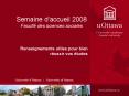 Semaine daccueil 2008 Facult des sciences sociales PowerPoint PPT Presentation