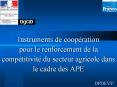 Instruments de coopration pour le renforcement de la comptitivit du secteur agricole dans le cadre d PowerPoint PPT Presentation