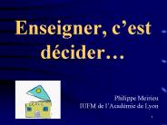Enseigner, c