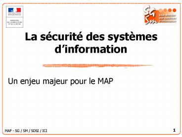 La scurit des systmes dinformation