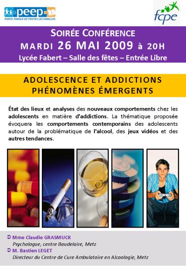 Adolescence et addictions: phnomnes mergeants