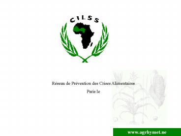 Centre Rgional AGRHYMET