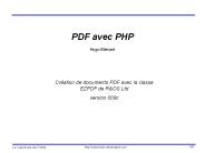 PDF avec PHP