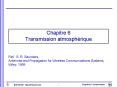 Chapitre 6 Transmission atmosphrique PowerPoint PPT Presentation