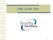 FISCALITE 2006