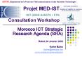 Morocco ICT Strategic Research Agenda SRA PowerPoint PPT Presentation