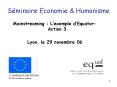 Sminaire Economie PowerPoint PPT Presentation